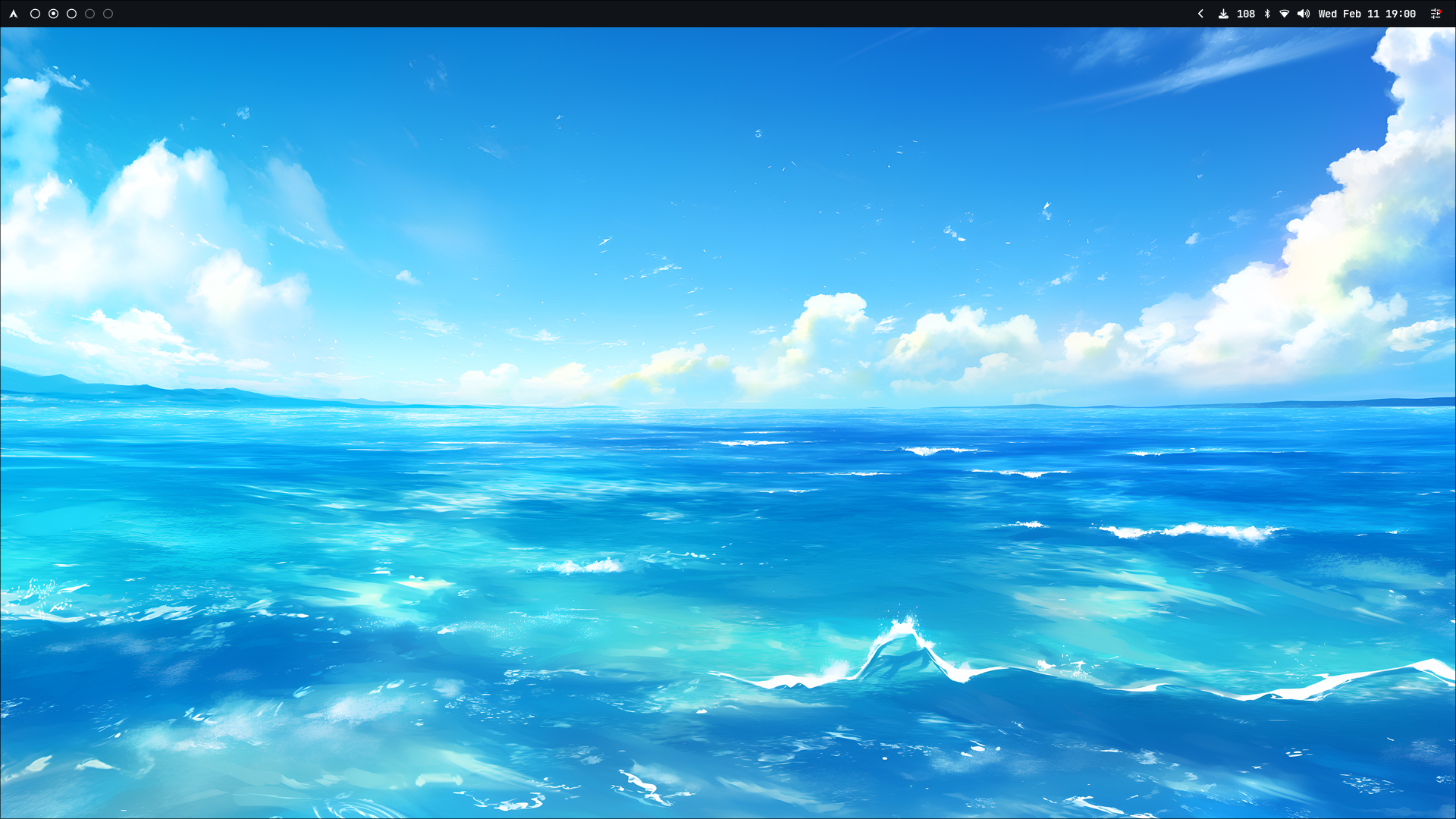 OS33 desktop screenshot - clean desktop